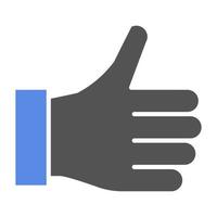 Thumbs Up Vector Icon Style