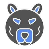 Bear Vector Icon Style