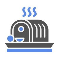 Roasted Meat Vector Icon Style