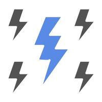 Thunder Vector Icon Style