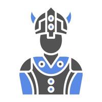 Viking Man Vector Icon Style