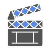 Film Clapperboard Vector Icon Style