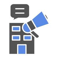 PR Firm Vector Icon Style