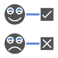 Satisfaction Survey Vector Icon Style