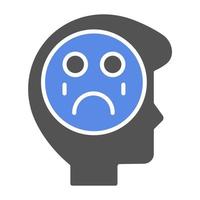 Crying Vector Icon Style