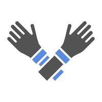 Hands Crossed Vector Icon Style