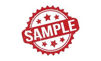 Sample Rubber Grunge Stamp Seal Vector Illustration