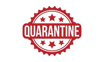 Quarantine Rubber Stamp. Red Quarantine Rubber Grunge Stamp Seal Vector Illustration - Vector