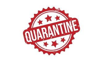 Quarantine Rubber Stamp. Red Quarantine Rubber Grunge Stamp Seal Vector Illustration - Vector