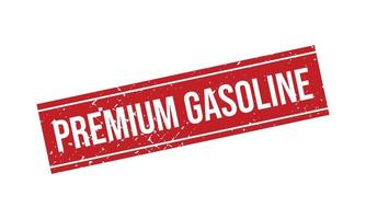 Premium Gasoline Rubber Grunge Stamp Seal Stock Vector
