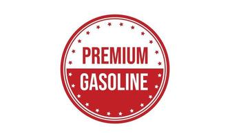 Premium Gasoline Rubber Grunge Stamp Seal Stock Vector