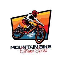 mountain bike vector sport icon