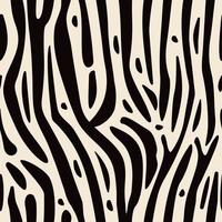 Zebra print, vector seamless pattern in beige and brown colors