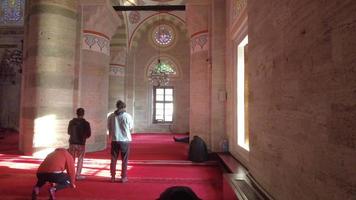 kniend Muslim Männer, beten video