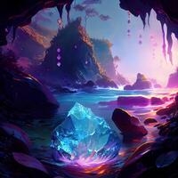 Crystal Arcane Gem Cave - photo