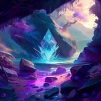 Crystal Arcane Gem Cave - photo