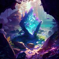 Crystal Arcane Gem Cave - photo