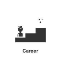 Online marketing, career vector icon