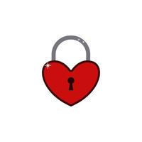 Valentine s day, clock heart vector icon