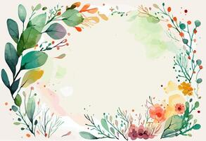 Beautiful Floral Spring Background. vector