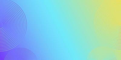 Pastel gradient abstract background with circle lines. Suitable for banner, landing page, presentation vector