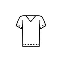 t-shirt clothes, dresses vector icon