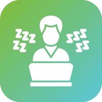 Lazy Work Vector Icon Style