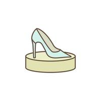 women shoes vector icon