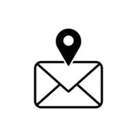 Signal letter line art icon for apps and website vector