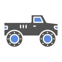 Bigfoot Car Vector Icon Style