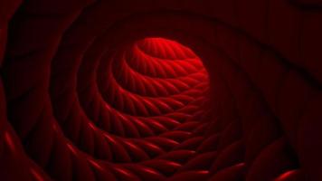 espiralando vermelho túnel movimento fundo video