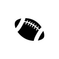 American football ball vector icon