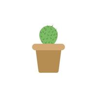 cactus colored vector icon