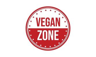 Vegan Zone Rubber Grunge Stamp Seal Stock Vector