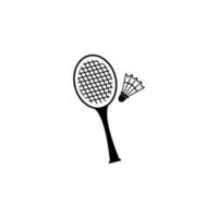 icono de vector de bádminton