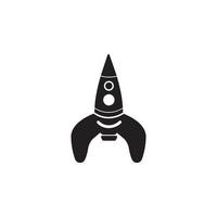 spacecraft toy vector icon