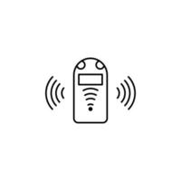 Artificial assistant concept line vector icon