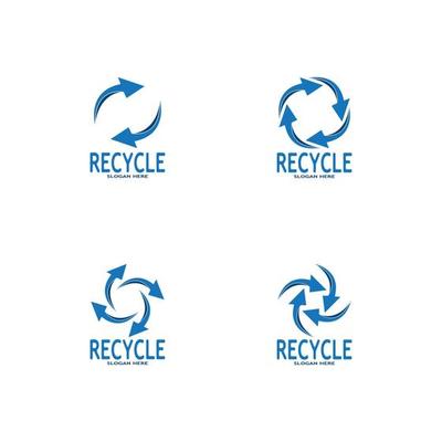 Recycle Icon - Recycling Symbol Reuse Vector Graphics Logo