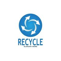 reciclar icono - reciclaje símbolo reutilizar vector gráficos logo