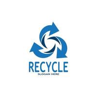 Recycle Icon - Recycling Symbol Reuse Vector Graphics Logo