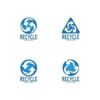 reciclar icono - reciclaje símbolo reutilizar vector gráficos logo