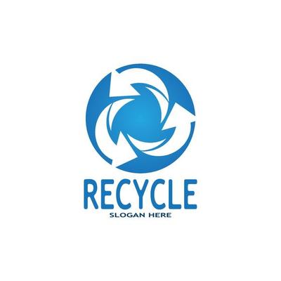 Recycle Icon - Recycling Symbol Reuse Vector Graphics Logo