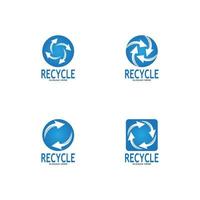 reciclar icono - reciclaje símbolo reutilizar vector gráficos logo