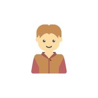 avatar of guy colored vector icon
