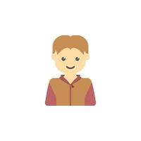 avatar of guy colored vector icon