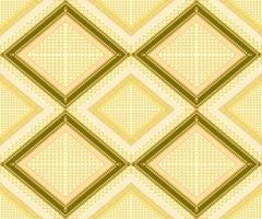 Ethnic folk geometric seamless pattern in yellow and gold tone in vector illustration design for fabric, mat, carpet, scarf, wrapping paper, tile and more