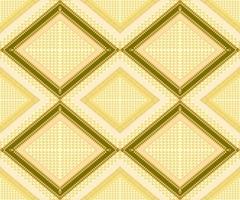 Ethnic folk geometric seamless pattern in yellow and gold tone in vector illustration design for fabric, mat, carpet, scarf, wrapping paper, tile and more