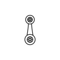 cufflinks vector icon