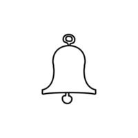 bell sketch vector icon