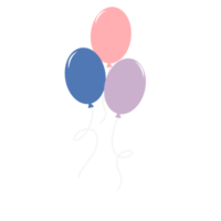 anniversaire ballon décoration png